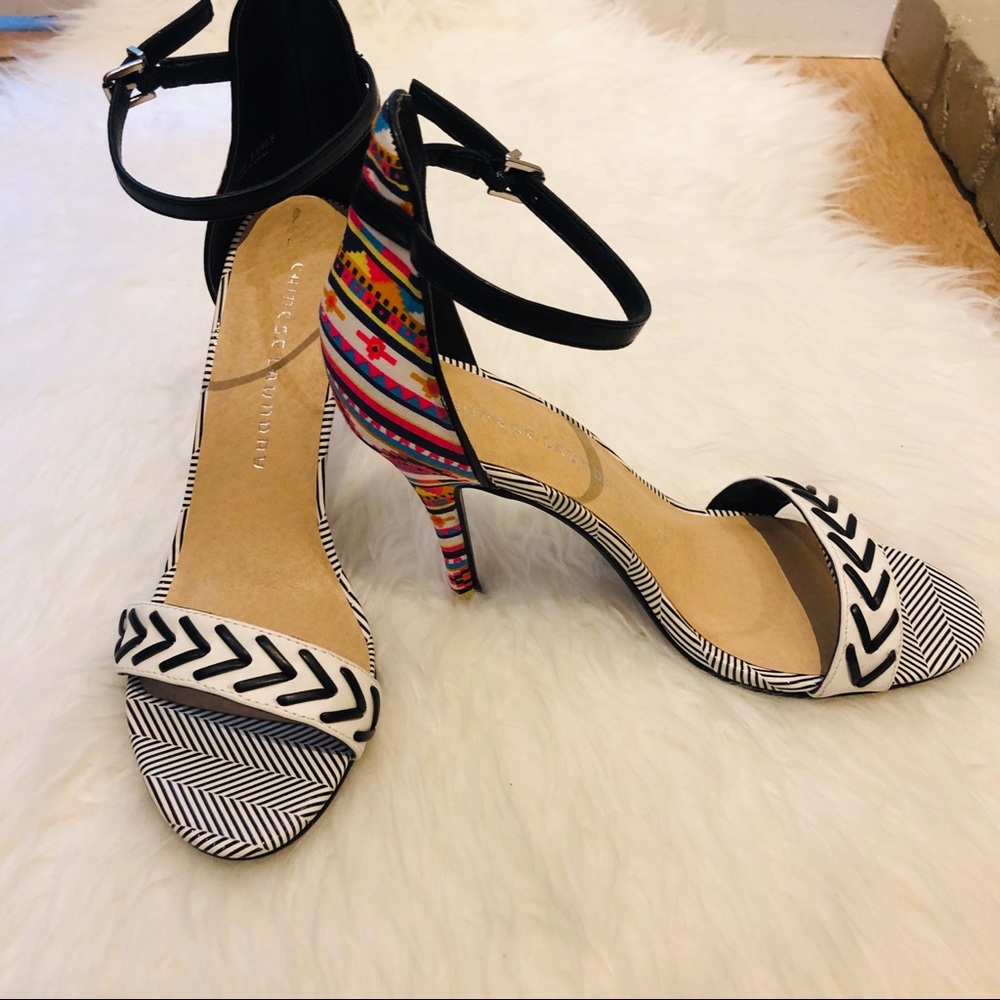 Chinese Laundry Levita High-Heel Sandal BLK-MULTI